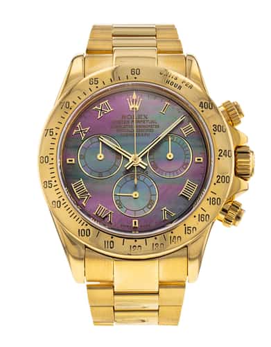 【楽ギフ_のし宛書】 Black - Pearl of Mother - Daytona Rolex Roman Dial Numeral ネイルチップ・付け爪